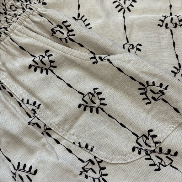 V Cristina Halter Style Coordinating Set, Size M, 100% Rayon, Black/Off White - Picture 12 of 12